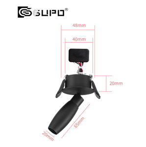 GUPO 2W Projecteur encastré mini orientable et télescopique 24V CRI90, <span class=keywords><strong>Spot</strong></span> réglable rétractable pour vitrine de bijoux - Product Image 1