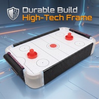 Mesa de Hockey de Aire Compacta SCVIBE de MDF para Juegos en Interiores, Diversión Familiar, Programa de Regalos