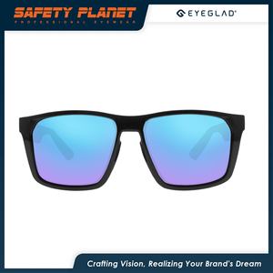 Lunettes de soleil de sécurité unisexes de style décontracté Lunettes de soleil de marque polarisées avec boîte à lunettes conçue - Product Image 3