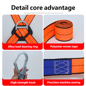 <span class=keywords><strong>Harness</strong></span> keselamatan perlindungan jatuh multi-guna untuk pekerjaan ketinggian tinggi, perangkat keras nilon tugas berat - Product Image 3