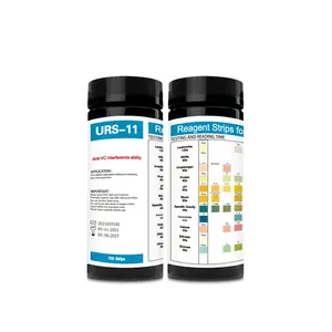 Microalbumine Urineonderzoek Test Strips11 Parameter Urine Analyze Teststrip URS-11