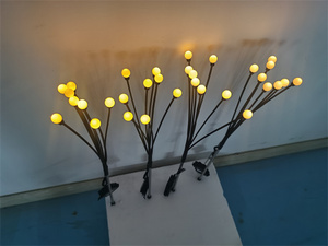 <strong>Pathway</strong> Solar Garden <strong>Lights</strong> Stainless Steel Firefly RGB LED IP65 Waterproof Outdoor Patio Decorative <strong>Christmas</strong> Solar <strong>Light</strong> - Product Image 3