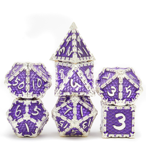 Tùy chỉnh kim loại Xúc xắc thiết lập bởi nhà sản xuất cho rồng và Dungeon vai trò chơi RPG DND kim loại rắn xúc xắc - Product Image 5