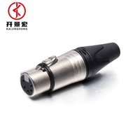 XLR 커넥터 패널 마운트 5 핀 암 XLR 5 핀 커넥터 오디오 비디오 XLR 수 커넥터