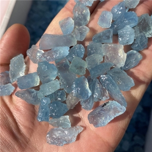 Colgante de Cristal de Aguamarina Natural de Alta Calidad de 10 a 20 mm, Piedra Suelta de Mineral Curativo para la Fabricación de Joyas - Product Image 4