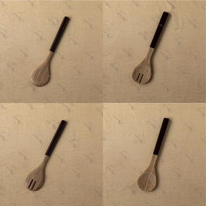 Utensilio de ensalada de Moca profunda de bambú hilado ecológico más vendido, utensilios de cocina al por mayor de Vietnam - Product Image 5