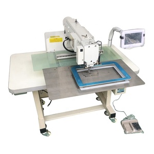 Machine à coudre industrielle programmable à point noué, plate, électronique, automatique, modèle 3020, avec moteur métallique, pour la couture de motifs, vente en gros chinoise - Product Image 1