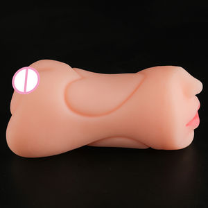 Erkek masturbator gerçekçi 3 in 1 oyuncaklar yetişkin ağız vajina ve anüs ile, cep kedi Anal oyuncaklar erkekler için mastürbasyon - Product Image 3