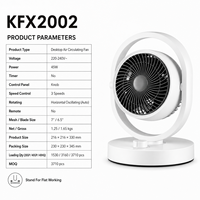 Ventilateurs de table minimalistes intelligents, diffuseur d'huiles essentielles, anti-moustiques, minuterie tactile, petit ventilateur électrique pour la maison et le bureau