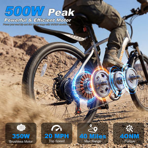 Factory Direct Wholesale VARUN 24" Mountain Ebike 350W Front Suspension 40-50KM Range Daily Rides Youth US 3-7 Working Days - Product Image 2