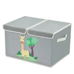 Изготовленная по лучшей цене складная корзина для хранения животных, тканевая коробка для игрушек