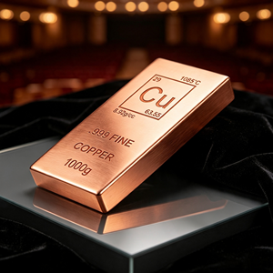 แท่งทองแดงแท้ 1000 กรัม แบบหล่อขึ้นรูป สำหรับตั้งโชว์ ของที่ระลึก - Product Image 4