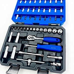 <span class=keywords><strong>American</strong></span> BlueDOT <span class=keywords><strong>Tools</strong></span> 52-teiliges Mini-Steckschlüssel-<span class=keywords><strong>Set</strong></span> Kfz-Reparatur-Werkzeugset Ratschenschlüssel Komplettset Hergestellt in Festland-China - Product Image 1