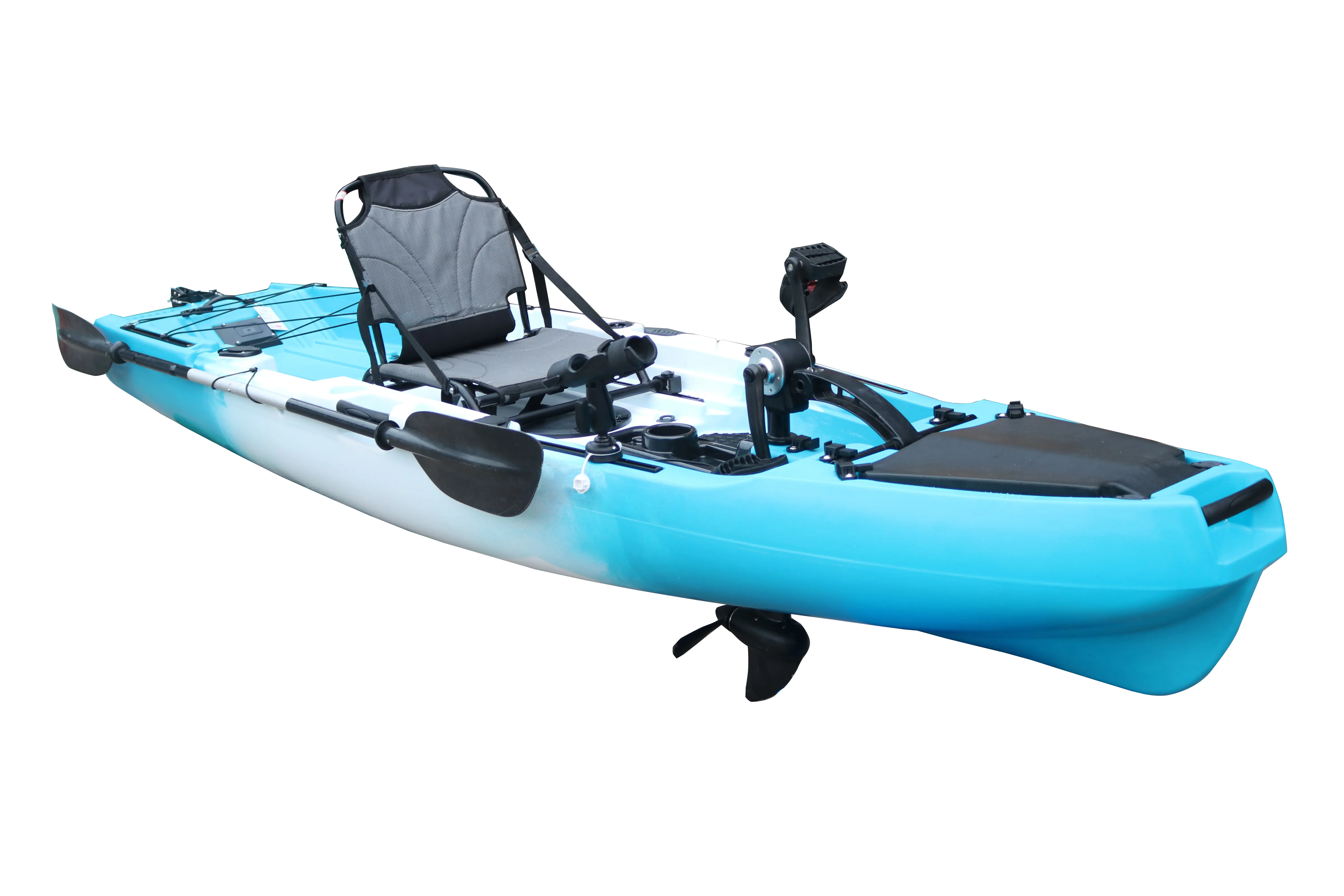 Surfking सभी ड्रॉप सिलाई पेडल पैर पैडल के साथ ड्राइव एकल व्यक्ति प्लास्टिक मछली पकड़ने Kayaks