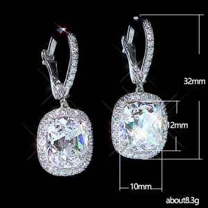 Elegant Sparkling Drop <b>Earrings</b> for Women Formal Party Commuter <b>Dangle</b> Ear Jewelry - Product Image 4