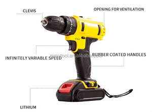 Akku-Schlag bohrmaschine Bohrmaschine mit variabler Geschwindigkeit DIY-Anwendung OEM-unterstützte Total Tools Power Drill Set - Product Image 2