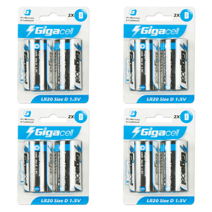 Premium Alkalin 1.5V LR20 D Boyutu En İyi Kalite En İyi Fiyat OEM Büyük Kapasiteli Birincil Pil 2280 Dakika Alkalin Pil - Product Image 5