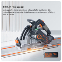 Scie à rail électrique sans balais 2000W pour le travail du bois, sans poussière, spéciale pour la découpe de plaques de plâtre