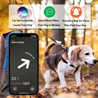 Étiquette intelligente pour retrouver mon appareil, mini localisateur, traceur GPS, accessoires en silicone, étanche, collier pour chien, support pour AirTags