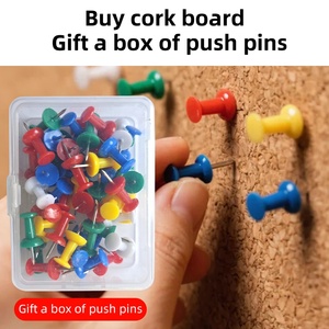 Tablero <span class=keywords><strong>de</strong></span> Corcho Reutilizable Grande con Marco <span class=keywords><strong>de</strong></span> Aluminio, Tablero <span class=keywords><strong>de</strong></span> <span class=keywords><strong>Anuncios</strong></span> Profesional para Oficina y Escuela - Product Image 2