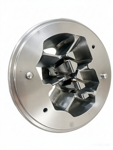 Stampo per estrusione personalizzato Huayi Metal a ponte cavo con struttura a alette/denti interni, Modello <span class=keywords><strong>101</strong></span> - Product Image 5