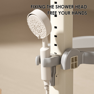 Support multifonctionnel réglable pour douche de bébé avec siège détachable - Product Image 5