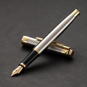 Plumas Estilográficas de Metal Negro con Logotipo Personalizado al por Mayor, Regalo Empresarial, Plumas para Firmas y Reuniones - Product Image 5