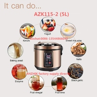 Fermenteur d'ail noir AZK115-2 pour usage domestique / Machine à ail noir mise à jour pour 7 jours / Fermentation terminée, machine alimentaire saine
