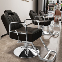 Fauteuil de Coiffure Haut de Gamme pour Salon Équipement de Barbier Relevable Chaise Longue Esthétique pour Shampooing, Coupe, Permanente et Coloration