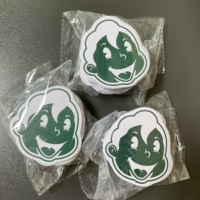Stiker Label kustom pencetak Logo potong, stiker vinil reflektif Logo Bumper mobil motor