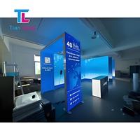 Système de stand modulaire Lightbox, structure en aluminium léger, assemblage sans outil, pour les fournisseurs de services d'exposition, marché d'Asie du Sud-Est