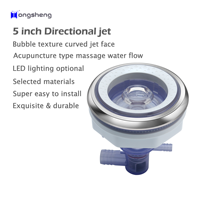 Kit de jets de spa pour jacuzzi portable moderne de haute qualité, en acier inoxydable 304, 40 jets, capacité de 50 à 59 gallons, massage combiné, garantie 3 ans