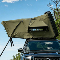 Tentes de toit pour voiture 4x4, pliables, imperméables, pour 2 personnes, toutes saisons, en ABS rigide
