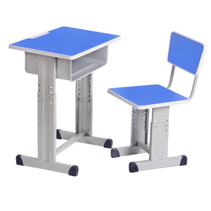 Ensemble de bureau et chaise d'école à hauteur réglable à bas prix, avec structure métallique, <span class=keywords><strong>pour</strong></span> les élèves - Product Image 4