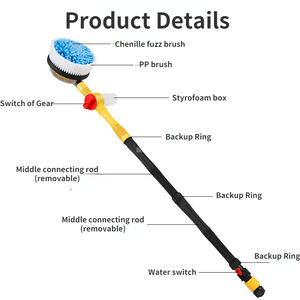 <span class=keywords><strong>Balai</strong></span> serpillère télescopique à long manche, nouvelle brosse de nettoyage <span class=keywords><strong>pour</strong></span> <span class=keywords><strong>voiture</strong></span>, accessoires de <span class=keywords><strong>lavage</strong></span> automobile - Product Image 5