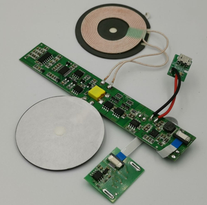 <span class=keywords><strong>Module</strong></span> de sac à main de charge sans fil émetteur de charge positif et négatif à double bobine avec batterie deux en un PCBA - Product Image 2
