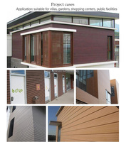 Revêtement mural extérieur en WPC pour façade, panneau de bardage pour maison, revêtement mural moderne, carreaux de revêtement extérieur