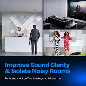 सजावट पर्यावरण के अनुकूल उच्च घनत्व साउंडप्रूफ 100% पॉलिएस्टर फाइबर पालतू ध्वनिक पैनल ग्रे पॉलिएस्टर को ध्वनिक पैनल महसूस किया - Product Image 5