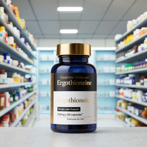 Suppléments de resvératrol de marque privée Capsules OEM Extrait de champignon <span class=keywords><strong>L</strong></span>-ergothionéine Capsules d'ergothionéine antioxydantes efficaces - Product Image 5