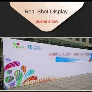 Тканевый сетчатый флаг с цифровой печатью индивидуального логотипа, ветро- и водонепроницаемый, для декорации наружных ограждений и рекламы - Product Image 3