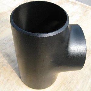 Prime Quality ASME / ANSI B16.9 Carbon Steel Seamless Black <b>Reducing</b> Equal Tee - Product Image 5