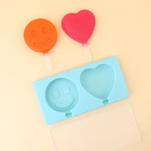 Food grade DIY love smiley face children cartoon ice cream mold