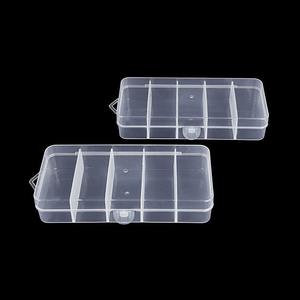 Caja de Almacenamiento de Plástico Transparente con 5 Compartimentos y Tapa para Organizar Accesorios de Pesca, Organizador de Escritorio, Hecho en Zhejiang - Product Image 5