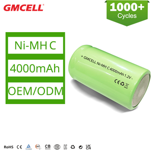 Cellules de batterie rechargeables Ni-MH de taille C 1,2 V 4000 mAh pour packs de batteries d'outils électriques personnalisés 7,2 V/9,6 V - Product Image 1