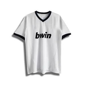 高品質レトロサッカージャージサッカークラブジャージーヴィンテージロナウド #7 Tシャツサッカーウェア男性用