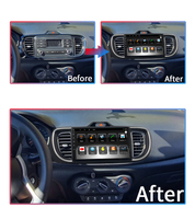 Radio de navigation vidéo Android pour Kia Pegas 2017 Lecteur DVD multimédia stéréo pour voiture