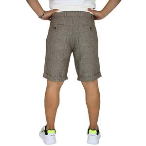 Pantalones cortos Philotinto para hombre 25S22BE color topo, corte regular, ropa informal - Product Image 3
