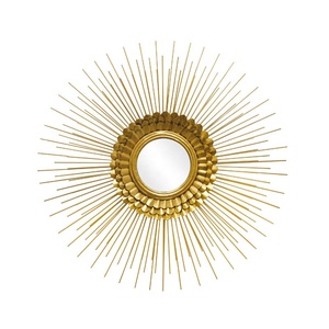 Moderne Minimaliste <span class=keywords><strong>Grand</strong></span> <span class=keywords><strong>Soleil</strong></span> Fleur Métal Mur <span class=keywords><strong>Miroir</strong></span> <span class=keywords><strong>Soleil</strong></span> Éclat Salon Décoration Murale <span class=keywords><strong>Miroir</strong></span> - Product Image 6