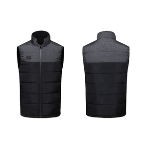 Gilet matelassé léger imperméable pour homme, col montant, sans manches, vêtement de sport, fermeture éclair, hiver, décontracté, randonnée - Product Image 1