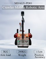 MDBOT Bras robotique industriel à servocommande personnalisable Robot collaboratif Robot sur chenilles à chenilles